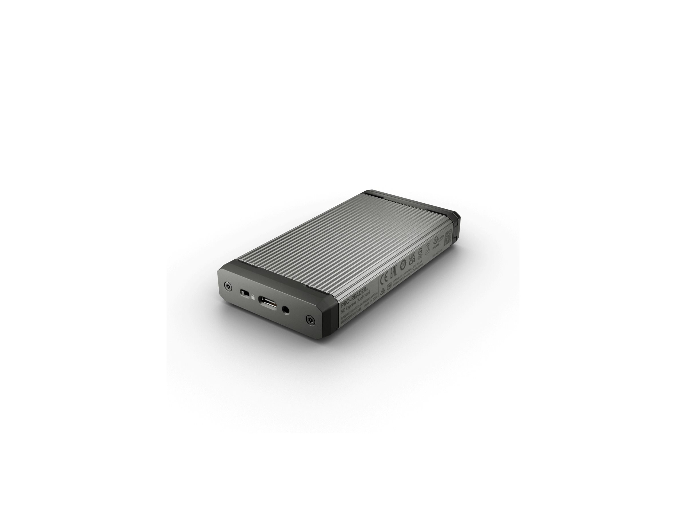SanDisk PRO-READER Dual Card Kartenleser USB-C 3.2 Gen 2 Schwarz, Grau