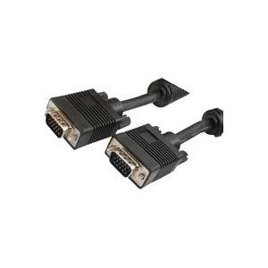 VGA-Kabel MediaRange Anschl. HD 15pin St/St 25.0m schwarz (MRCS126)