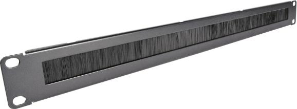 Televes Frontblende 19z 1HE 1 LochUPPB533159 m.Buerstenleiste RAKL 9005 (UPPB)