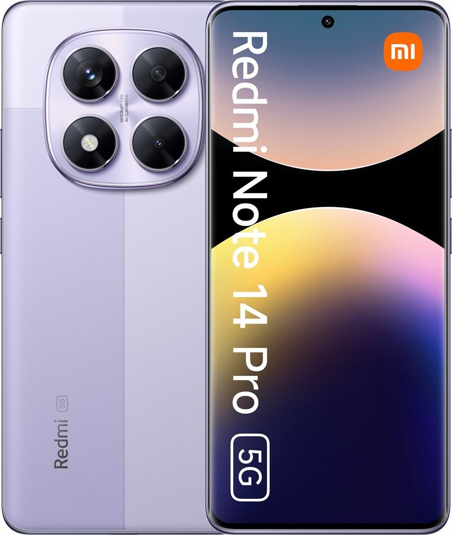 Xiaomi Redmi Note 14 Pro 5G 16,9 cm (6.67") Dual-SIM USB Typ-C 12/ 512 GB 5110 mAh Lavendel, Violett