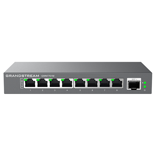 Grandstream GWN7701M 8-Port 2.5G Unmanaged Switch Schwarz