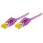 Patchkabel S/FTP, PiMF, Cat 6a, erikaviolett, 3.0 m Für 10 Gigabit/s, halogenfrei, mit Draka-Kabel und Hirosesteckern TM31 (bisherige Bezeichnung S/STP) (72203M)