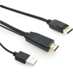 Microconnect HDMI-DP-CON1 Videokabel-Adapter 1 m HDMI Typ A (Standard) DisplayPort Schwarz (HDMI-DP-CON1)