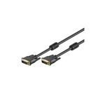 Wentronic Goobay DVI-D FullHD Kabel Dual Link, Schwarz, 3 m - DVI-D-Stecker Dual-Link (24+1-Pin) > DVI-D-Stecker Dual-Link (24+1-Pin) (93111)