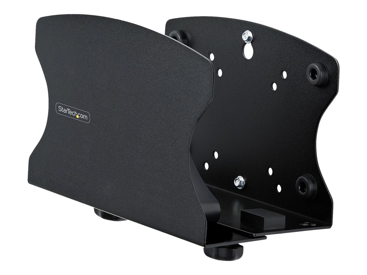 StarTech.com PC-Wandhalterung 2NS-CPU-WALL-MOUNT Werkzeuglose Breitenverstellung 50–200 mm Belastbarkeit 18 kg Stahl Schwarz