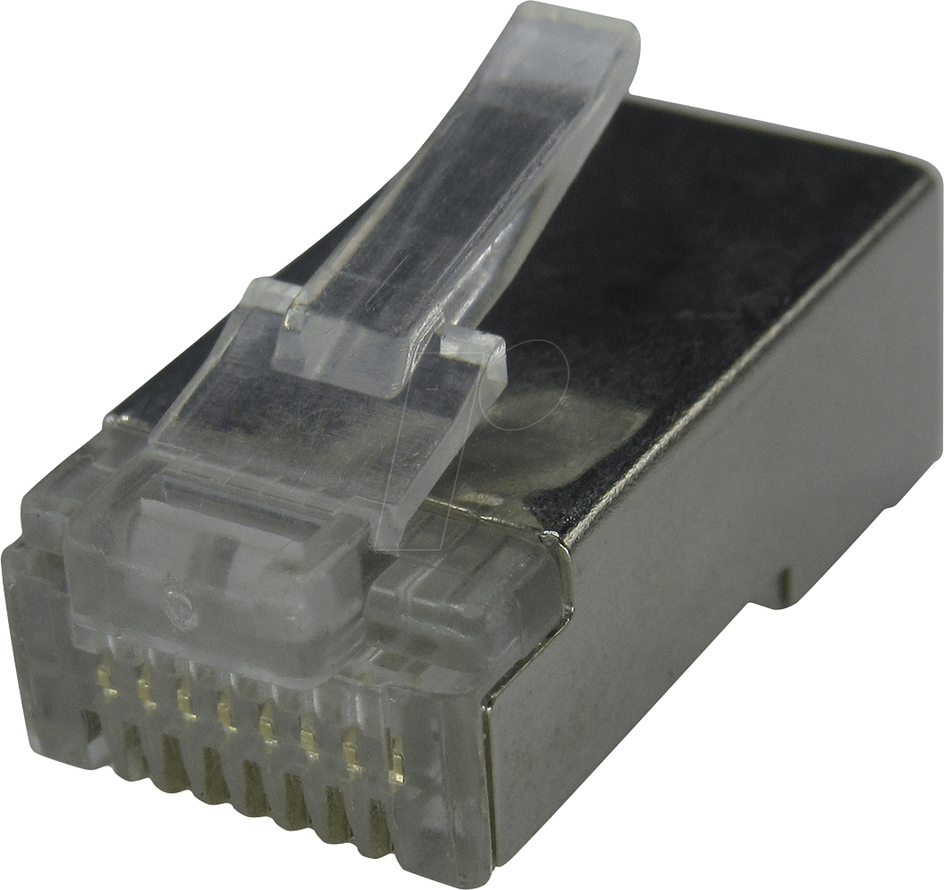 RND CONNECT RND 765-00010 - RJ45-Stecker 8P8C mit Gehäuse (RND 765-00010)