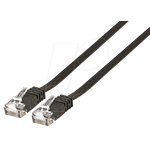 EFB-Elektronik RJ45 Flachpatchkabel Cat.6A U/UTP PVC schwarz 0,25m Hersteller: EFB Elektronik (K8107SW.0,25)