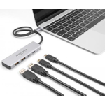 Delock Hub 10 Gbps, with 35cm connection cable (64230)