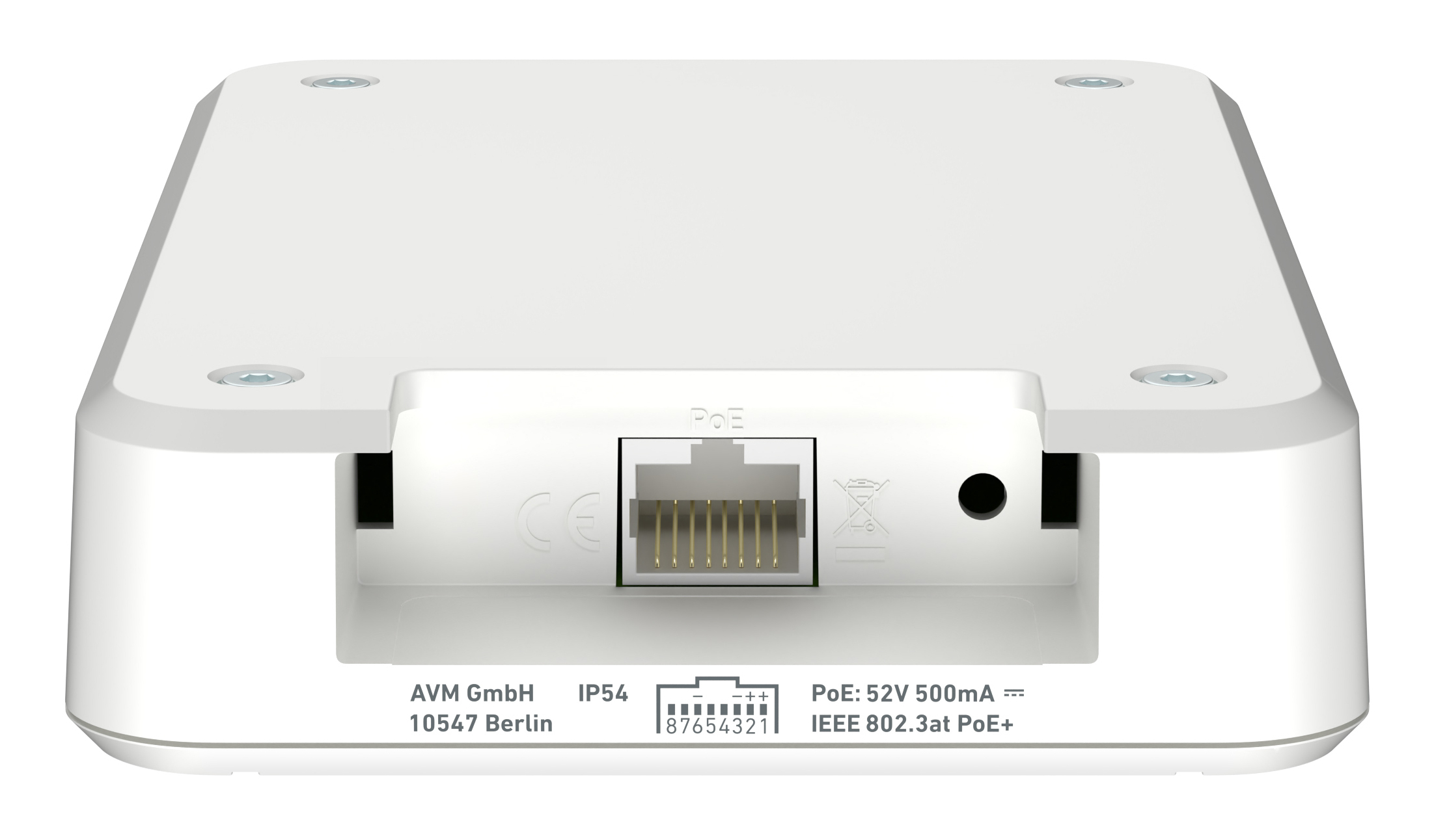FRITZ!Repeater 1610 Outdoor WLAN-Repeater Wi-Fi 6 3000 Mbit/s PoE+ Weiß