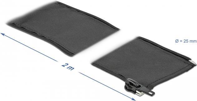 DeLOCK Woven Sleeve with zip fasterner heat-resistant (19219)