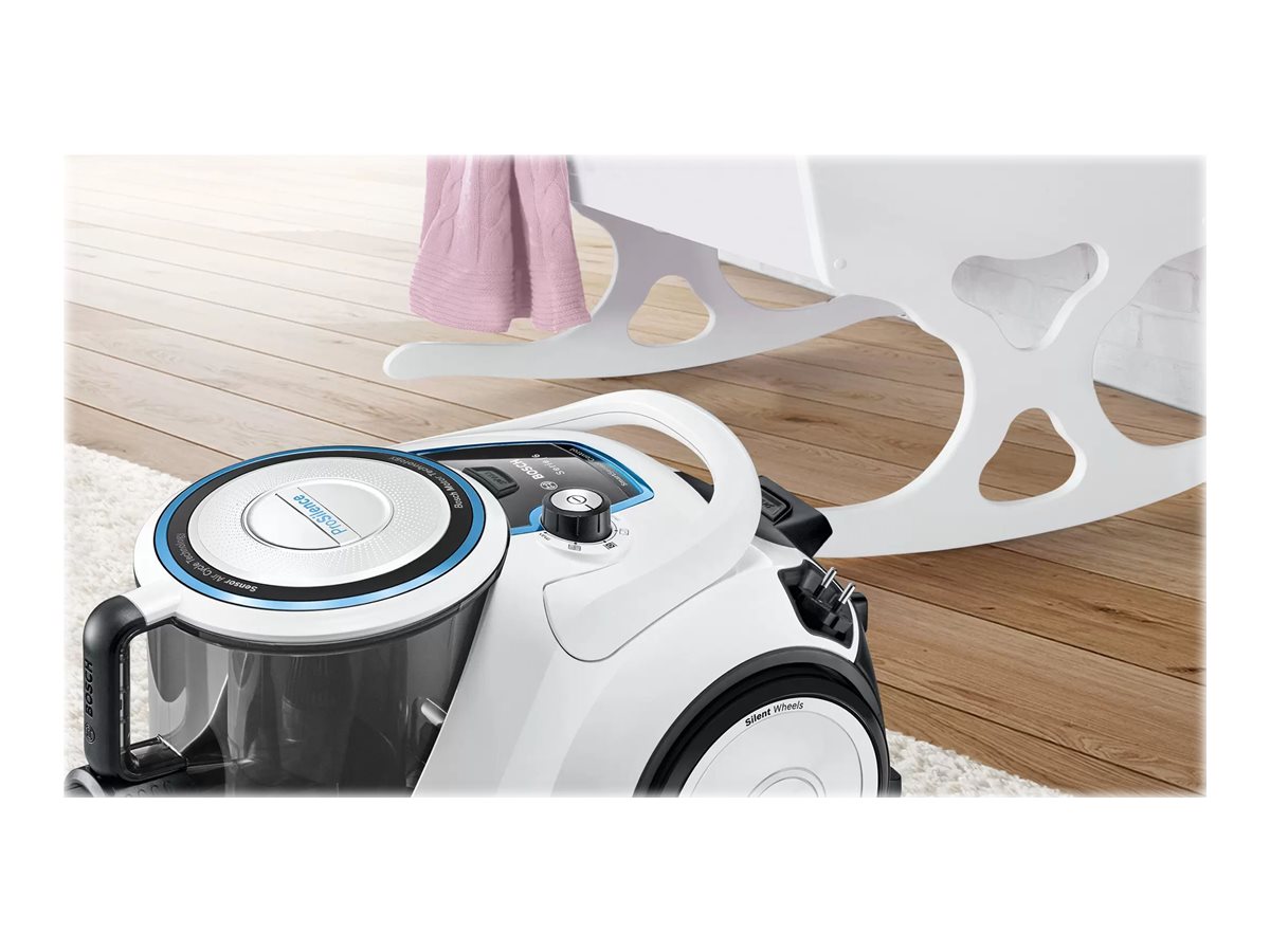 Bosch Serie | 6 BGC41LSIL ProSilence 600 W Beutellos Weiß