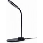 Gembird TA-WPC10-LED-01 Desk lamp with wireless charger, black (TA-WPC10-LED-01)