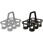 keeeper Flaschenträger "paco", 6-fach, nordic-grey mit Tragegriff, zur Aufbewahrung und Transport von bis zu - 1 Stück (1018413000000)