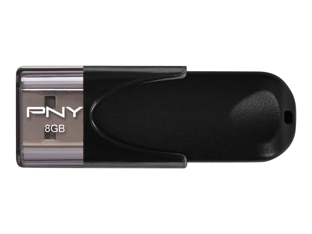PNY Attaché 4 USB-Stick 8 GB USB 2.0 Schwarz