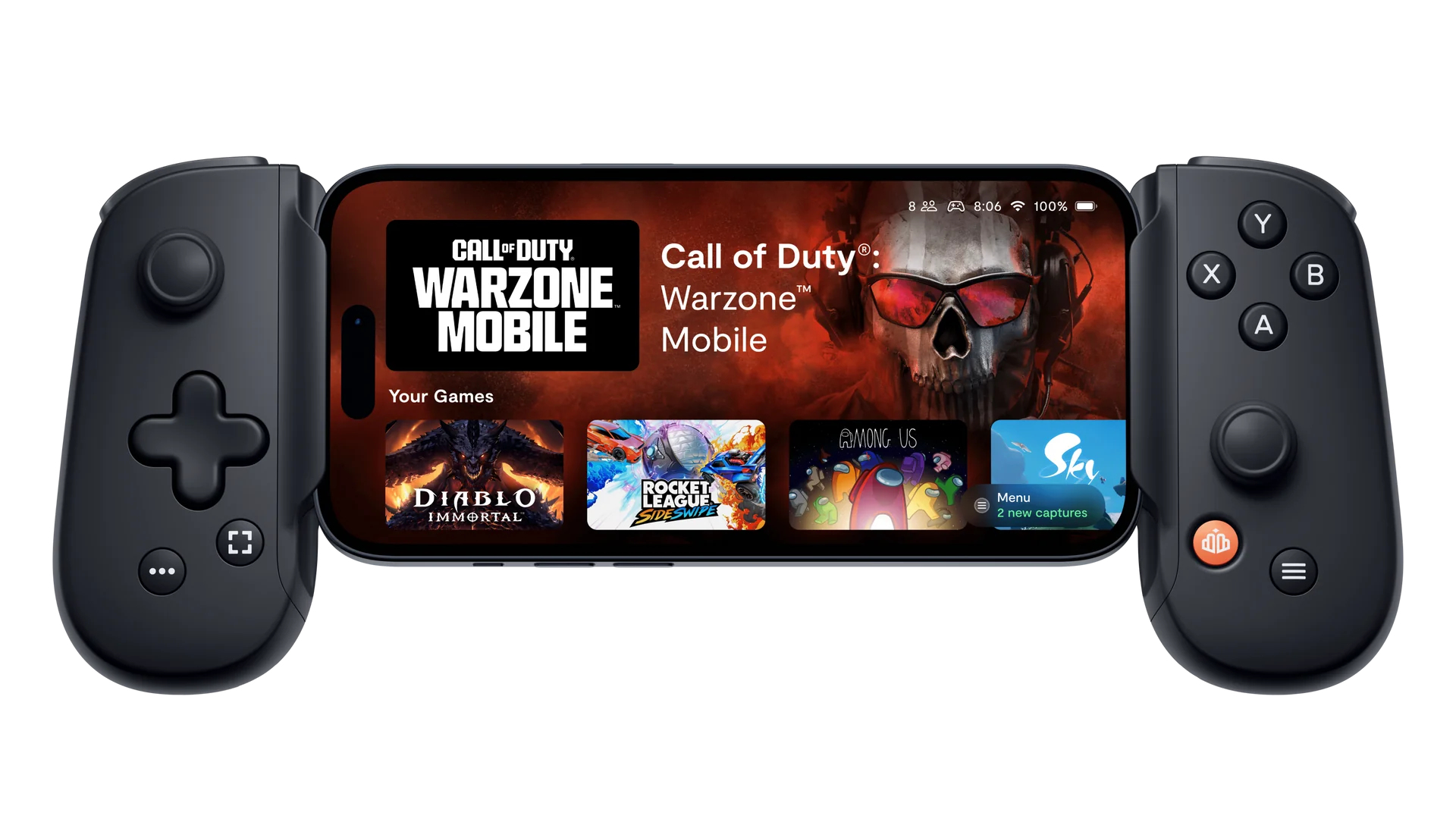 Backbone One BB-51-P-BR Gaming Controller USB-C Schwarz