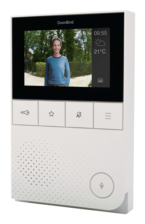 DoorBird D11 Home-Set WLAN Video-Türklingelsystem mit 4" Innenstation Aufputz Edelstahl V2A