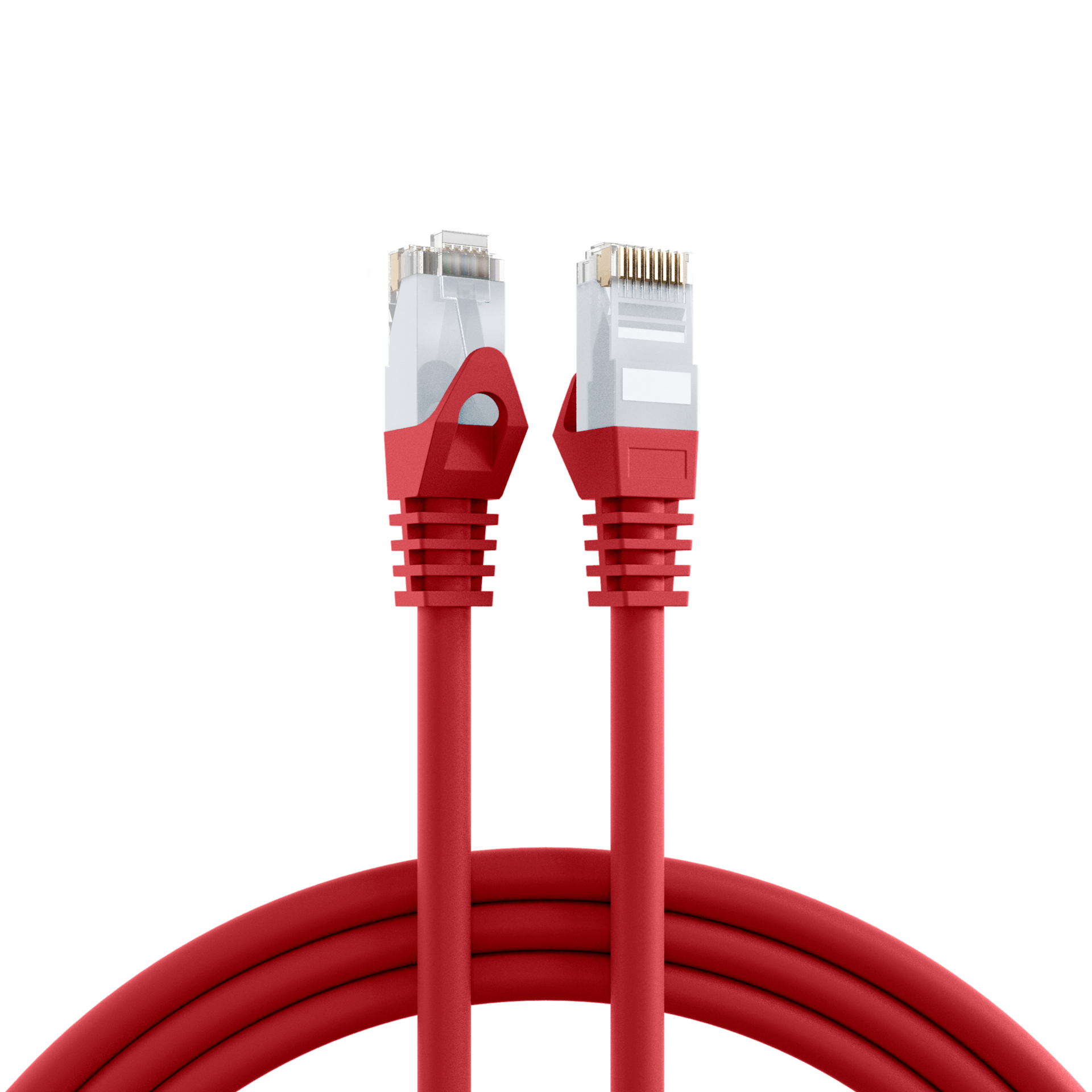 EFB-Elektronik RJ45 Patchkabel Cat.6 U/UTP LSZH CCA 0,25 m Rot