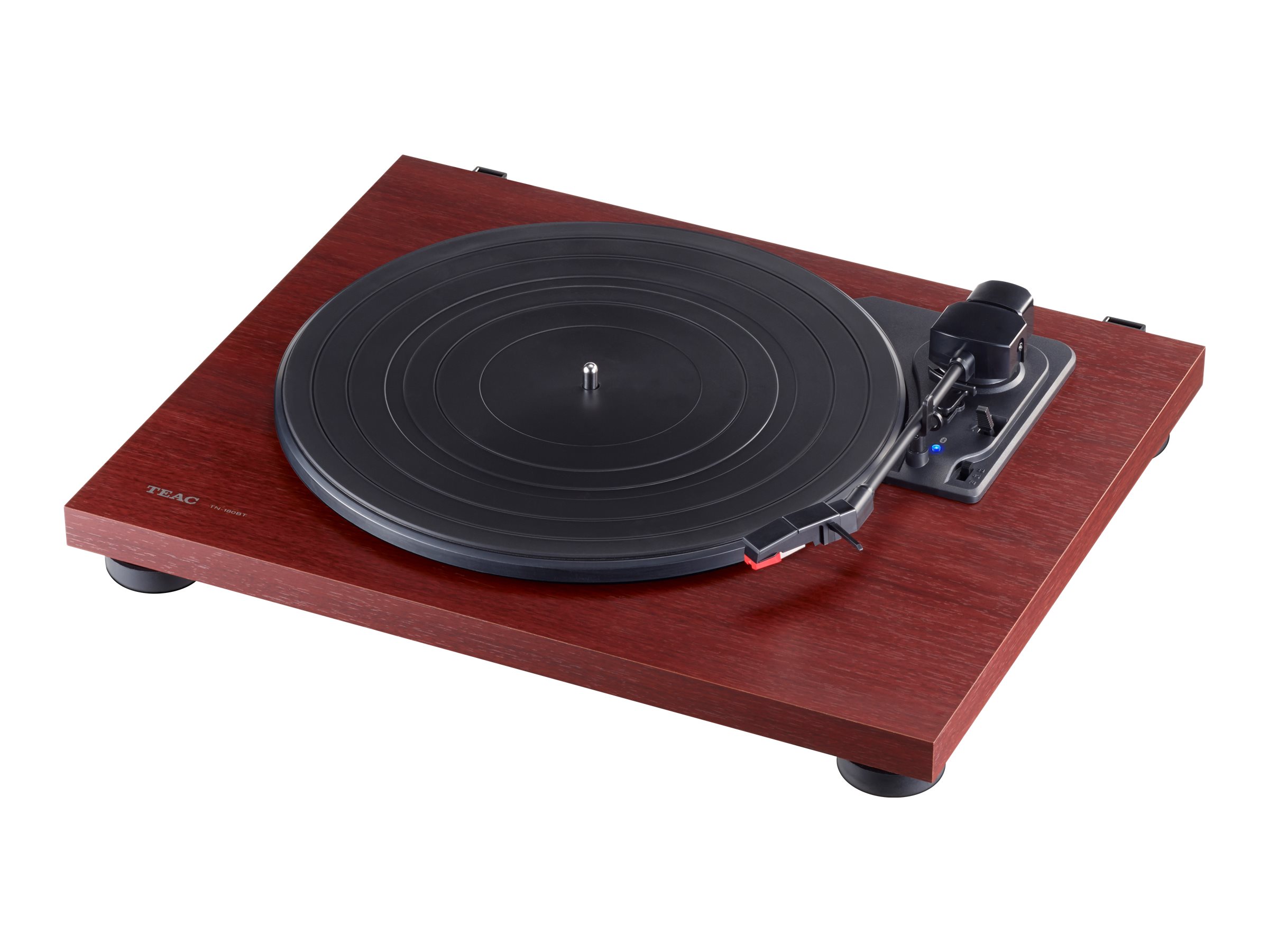 Teac TN-180BT-A3 Audio-Plattenspieler mit Riemenantrieb Halbautomatisch Schwarz, Kirsche (Frucht)