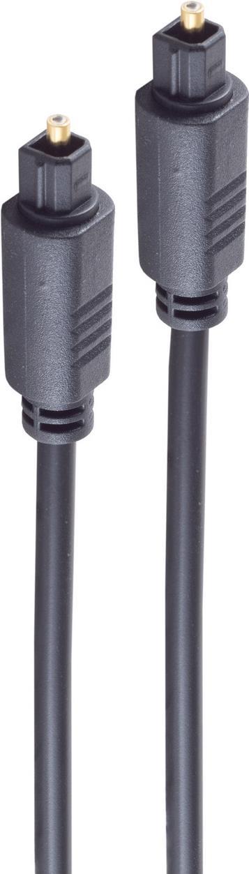 shiverpeaks ®-BASIC-S--Lichtwellenleiterkabel 4,0mm, Toslink-Stecker auf Toslink-Stecker, 10,0m (BS69004-10)