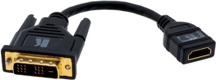 KRAMER Adapterkabel ADC-DM/HF DVI-Stecker zu HDMI-Kupplung (99-9497101)