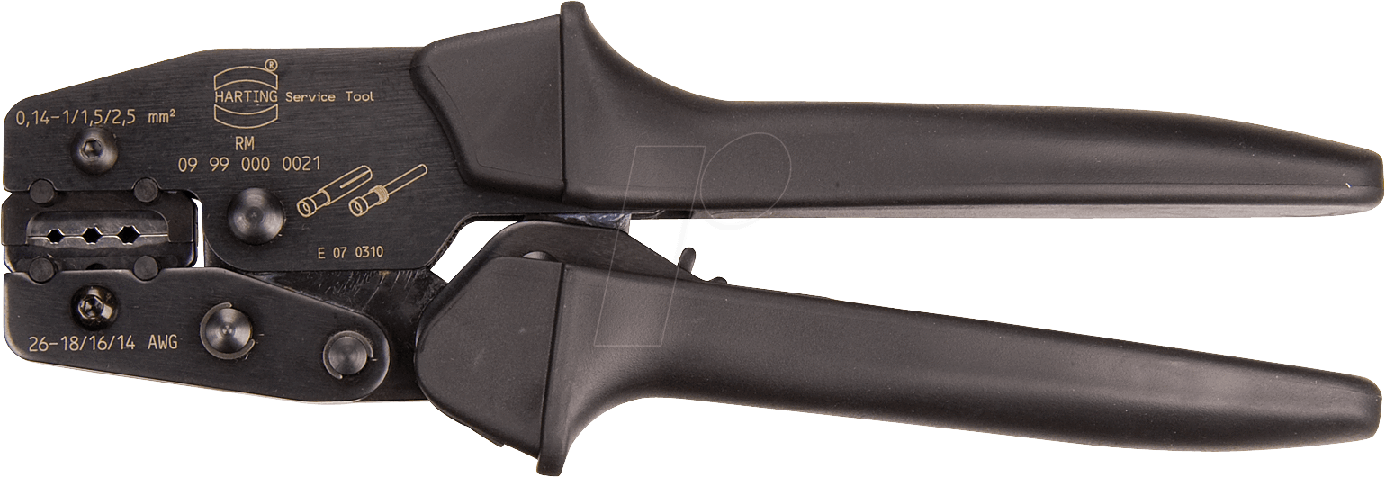 Crimpzange für Han D / E, 0,14-2,5mm² (09 99 000 0021)