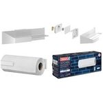 tesa Küchenrollenhalter 70048-00000-01 weiß Metall (70048-00000-01)