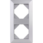 REV 2fach Rahmen Silber 0236820704 (0236820704)