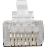 ACT RJ45 (8P/8C) CAT6A shielded modulaire connector for round cable with solid or standed conductors. Rj45 plug c6a ftp od1.2 mm (FA2000)