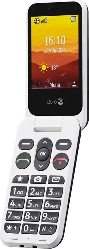 Doro Leva L20 4G Klapphandy 2,8" Schwarz/Weiß