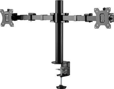 SpeaKa Professional SP-MM-220 2fach Monitorhalterung 43,2 cm (17) - 81,3 cm (32) Höhenverstellbar, Neigbar+Schwenkbar (SP-9401760)