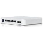 Ubiquiti Compact professional-grade 8-port, Layer 3 EtherlightingT PoE++ switch with (8) 10 GbE (USW-PRO-XG-8-POE)