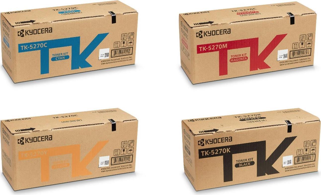 Kyocera Original TK-5270 Toner 4er Set BK/C/M/Y (OPTK-5270)