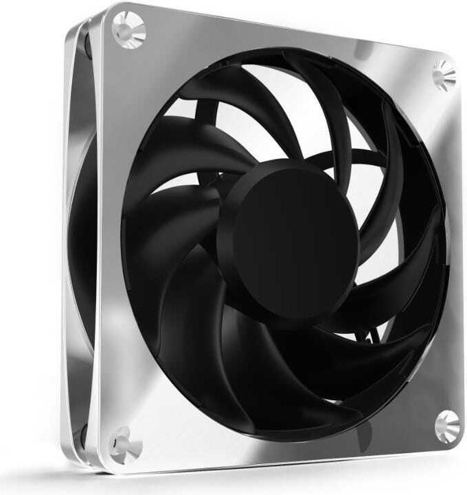 Alphacool Apex Stealth Metall 12 cm Lüfter 400–2000 RPM Chrom