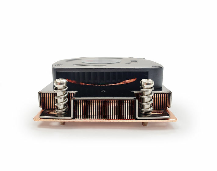 Dynatron A52 CPU-Kühler 80 mm Luftkühlung SP6 TR5 1U Schwarz, Grau