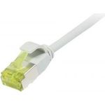 Patchkabel RJ45, CAT6A 500Mhz, 1,0m, grau, U/FTP, slimline rund d=3,8mm, TPE/LSZH(Superflex), AWG32, mitCat.7 Rohkabel, Synergy 21 (S217303V3)