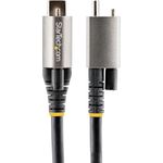 StarTech.com 3ft 1m Top Screw Locking USB C Cable 10Gbps, USB 3.1/3.2 Gen 2 Type-C Cable, 100W (5A) Power Delivery Charging, DP Alt Mode, Single Screw Lock, USB-C to C Cord, Charge/Sync (USB31CCTLKV1M)