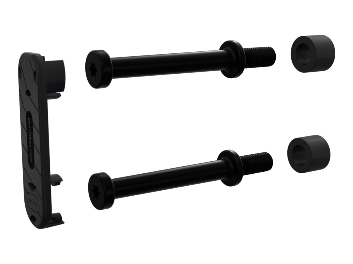 PATCHBOX Patchcatch Solo Kabel-Organizer 24er-Pack Schwarz