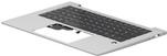 HP Cover Top w/ Keyboard CP BL SR German (N09058-041)