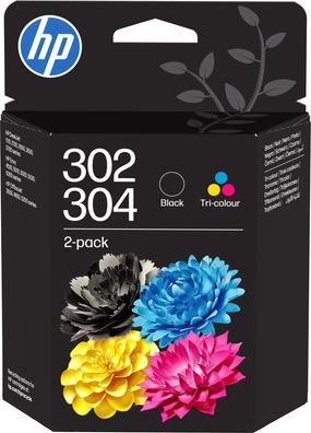 HP Inc. HP 302/304 Tri-color/Black Ink Crtg 2-Pk (B82L1AE#LS1)
