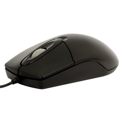 A4-Tech OP-720 Kabelgebundene Optische Maus USB 800 DPI 3 Tasten Schwarz