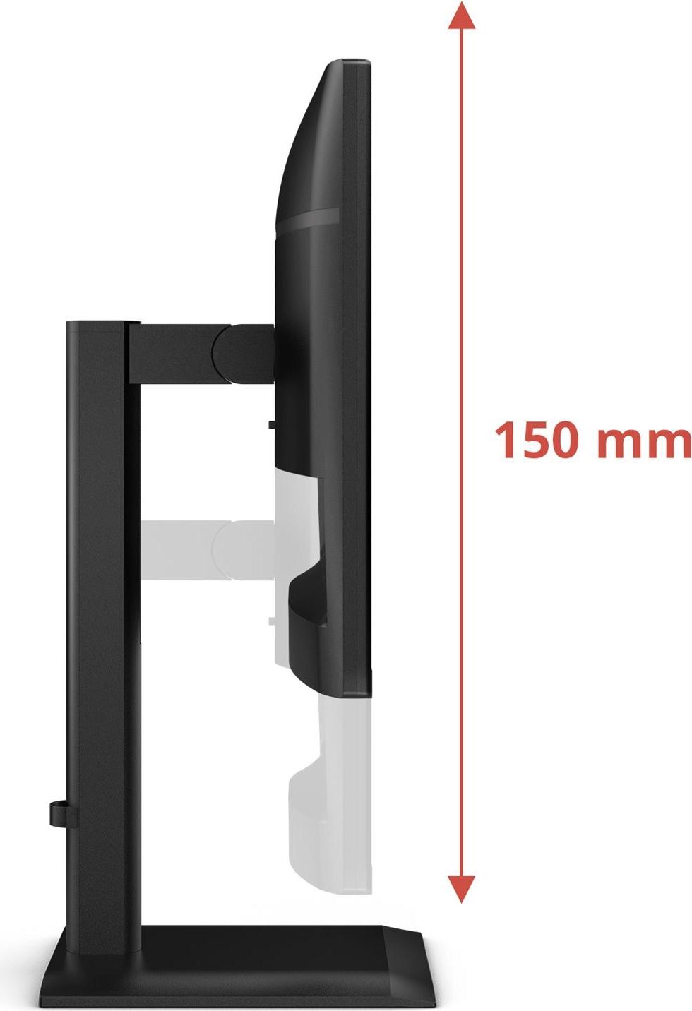 AOC 24E4U 24" FHD IPS Monitor 120 Hz Schwarz