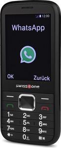 swisstone BBM 570, Großtastenhandy 3G, großes beleuchtetes 2.8"" (7,11 cm) Farbdisplay mit Touchscreen, beleuchtete Tasten, 2 MP Kamera, Bluetooth®, WhatsApp, facebook, Notruftaste, GPS (450022)
