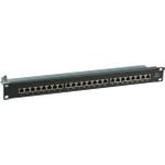 EFB-Elektronik Patchpanel STP 24xRJ45 Cat.6, 19- 1HE, RAL9005 schwarz Hersteller: EFB Elektronik (37667SW.1M)
