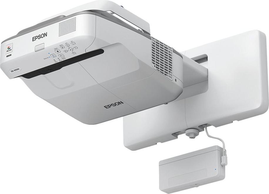 Epson EB-685Wi 3LCD WXGA Ultrakurzdistanzprojektor 1280 x 800 3500 Lumen Grau, weiß