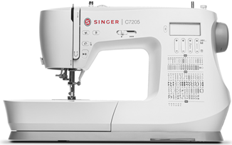 Siuvimo mašina Singer Nähmaschine C7205 Anzahl Stiche 200, Anzahl Knopflöcher 8, Baltas (C7205)