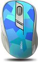 Rapoo Kabellose Office Silent Multi-Mode Maus M500, Blau (00184336)