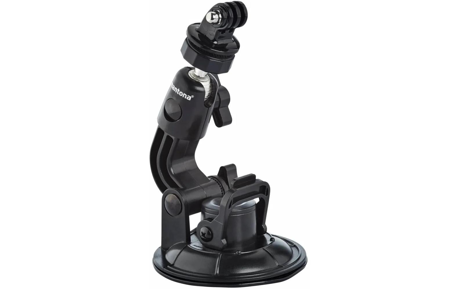 Walimex Mantona Saugnapfhalterung XL 1-Bein 9 cm Saugnapf für GoPro Schwarz