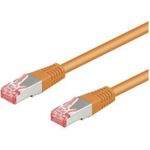 Wentronic CAT 6-300 LC SSTP PIMF 3m 3m Orange Netzwerkkabel (95506)