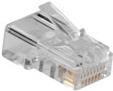 ACT RJ45 (8P/8C) modulaire connector for round cable with solid conductors. Connector: RJ-45 (8P/8C) Rj45 cat3 solid round cable (TD108M)