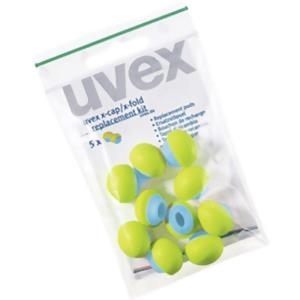 Uvex Ersatzstöpsel x-cap/x-fold 2125351 5 Paar (2125351)